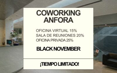 Black November en Coworking Ánfora: ¡Descuentos Exclusivos por Tiempo Limitado!